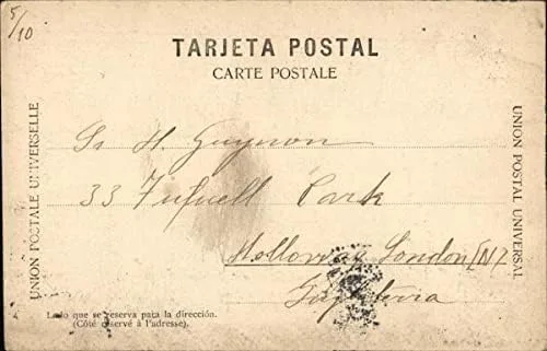 Vista 2 de Salon de los Mosaicos Mitla, Mexico Original Antique Postcard