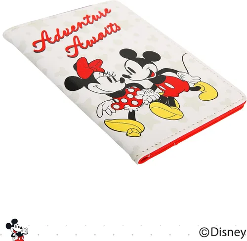 Vista 5 de Disney Funda para pasaporte de Stitch para mujer, licencia oficial, lindo soporte para libro de pasaporte, cartera de pasaporte, artículos