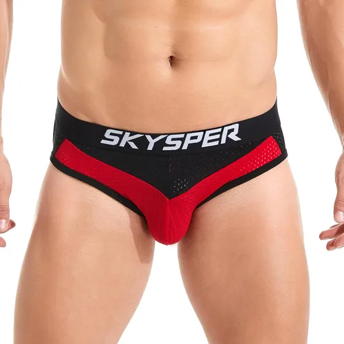 Vista 36 de SKYSPER Jock Strap Athletic Supporter para hombres Sexy Jockstrap Ropa interior masculina