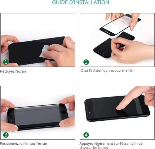 Vista 5 de Protector de pantalla de vidrio templado para Samsung Galaxy S22 Ultra (6.8 pulgadas), paquete de 2 películas protectoras de dureza 9H