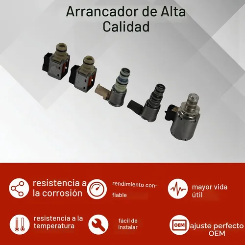Vista 4 de 5 piezas Kit de solenoides de transmisión 4L60E 4L65E 4L70E Compatible con GM Escalade Chevy Astro Express 1500 Tahoe Buick Pontiac Control