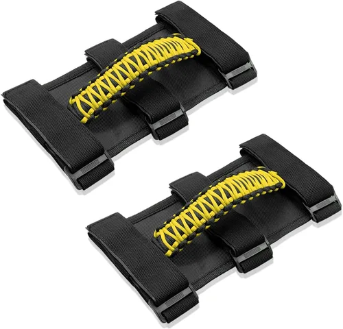 Vista 15 de Accesorios para Jeep Wrangler, barra antivuelco, mango de agarre con moldura para manija compatible con Jeep Wrangler YJ TJ JK JKU JL JLU 1955-2023