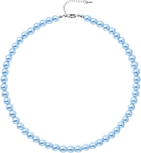 Vista 13 de BABEYOND Collar redondo de perlas de imitación collar de perlas de boda para novias Blanco