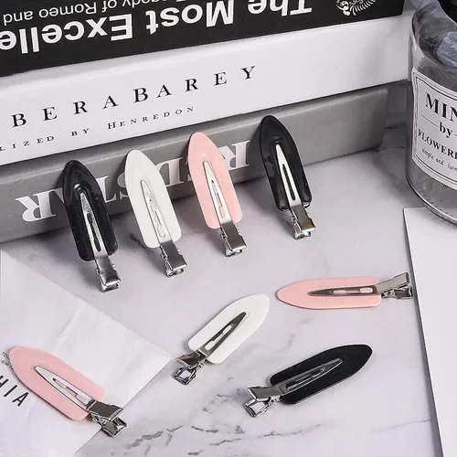 Vista 4 de Gingbiss 20 pinzas para el cabello sin doblar, pinzas para el cabello sin arrugas, pinzas con caja de almacenamiento para peinado, flequillo, ondas