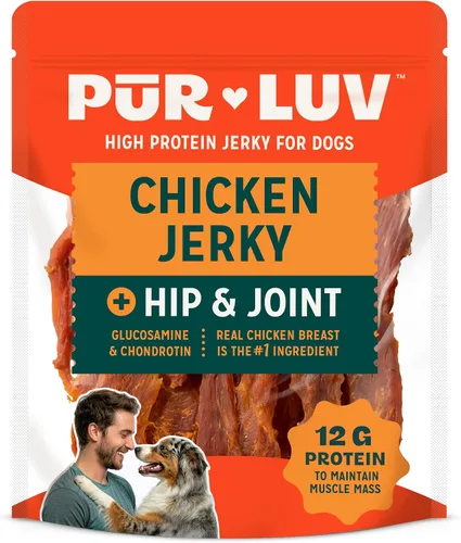 Vista 7 de Pur Luv Paquete de carne seca y kabob, golosinas para perros de cecina, 16 onzas + golosinas K9 de pollo y pato, 12 onzas, fácilmente digeribles