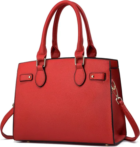 Vista 10 de Carteras y bolsos para mujer, bolso de mano de moda con asa superior