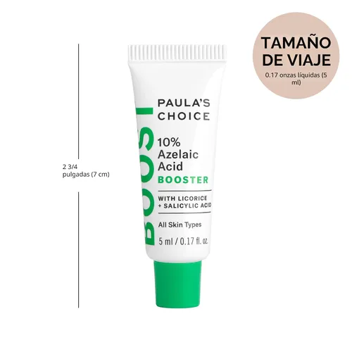 Vista 2 de Paula's Choice BOOST Crema Gel Potenciadora de Ácido Azelaico al 10% Suero Facial con Ácido Salicílico, Suero Iluminador de Piel Sin Aceite