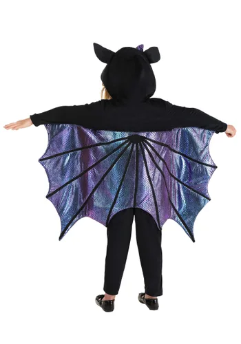 Vista 2 de Disfraz Brillante de Murciélago para Niños Multicolor