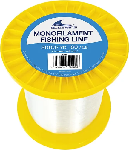 Vista 15 de BLUEWING Sedal de pesca monofilamento 6,8,10,12,15,20,25,30,40,50,60,80,100,130,250,300,400 libras, 50,100,500,1000,3000 yardas, hilo de pescar mono