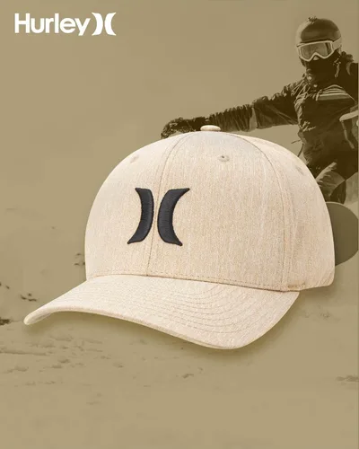 Vista 49 de Hurley Gorras para hombre - One & Only Flexfit Textures Cap - Sombreros ajustados para hombre, S-XL