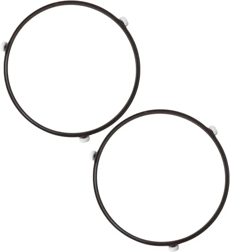 Vista 5 de Gray 5889W2A012F, 5889W2A012D, 5889W2A012P Microwave Oven Turntable Rotating Roller Support Ring 9.5in, Fit for 12.75in LG Electronics Microwave