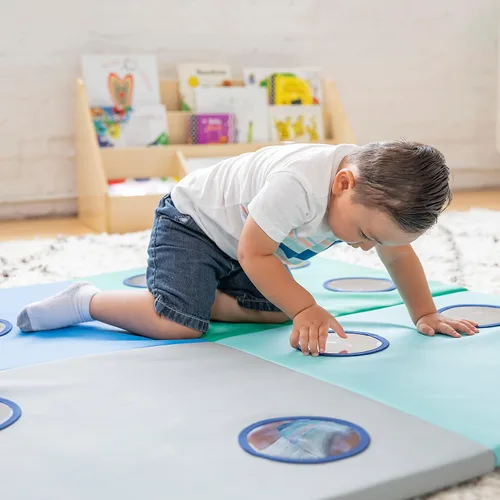 Vista 10 de ECR4Kids SoftZone 123 Look at Me - Tapete de actividades plegable, contemporánea