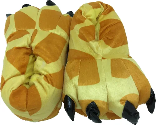 Vista 57 de Zapatos de casa cálidos de felpa con pies de animales para disfraz