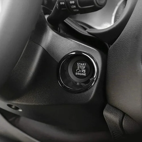 Vista 3 de Juego de 31 piezas de decoración interior de automóvil, accesorios de decoración para Jeep Renegade 2015-2018 (negro)