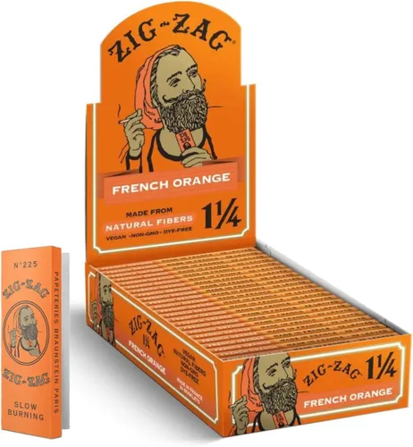 Vista 10 de ZIG-ZAG Papel de liar naranja francés 1 1/4 (6 folletos)