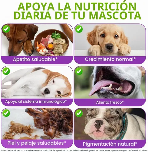 Vista 6 de Gotas multivitamínicas para perros, líquido multivitamínico 15 en 1 para perros con vitamina C-20 Mg, vitamina D-100 Iu y B1-3, suplementos de salud