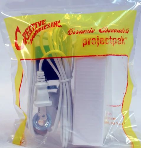 Vista 5 de Creative Hobbies® Kit de cableado para árbol de Navidad grande #ML1-25B6, bombilla de 25 W, base estándar (Edison), ideal para iluminar objetos