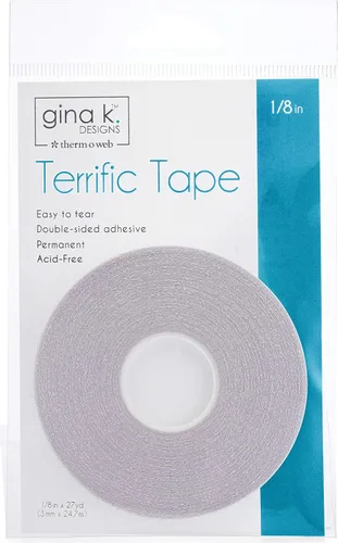 Vista 3 de Gina K. Designs for Therm O Web Cinta adhesiva de doble cara de 1/4 pulgadas x 27 yardas
