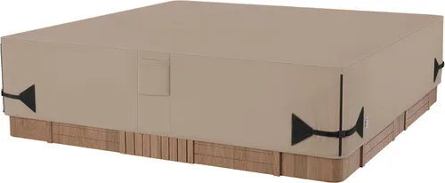 Vista 10 de iBirdie Cubierta impermeable para bañera de hidromasaje, 134 x 97 pulgadas, para 8 x 11 pies, 132 x 96, 133 x 93, 130 x 94, protectores