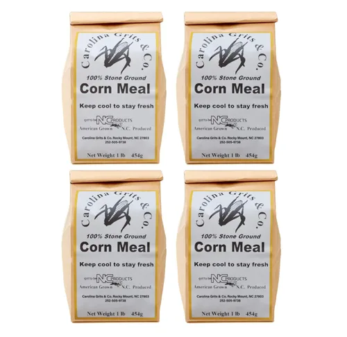 Vista 7 de Carolina Grits Company Stone Ground Medium Grind - Harina de maíz sin OMG de grado chef, paquete de 2, 32 onzas