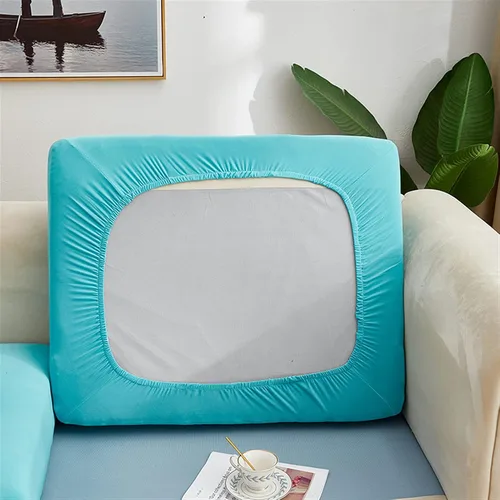 Vista 17 de Fundas de cojín elásticas para cojines de sofá, fundas de asiento de caravana, protector de sofá de dos asientos, de elastano, protector de muebles