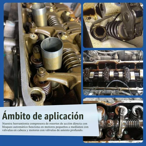 Vista 7 de Glarks 5 compresores universales de resorte de válvula con capacidad de 3.5 a 9 pulgadas y kit de lapper de válvula, 1 herramienta de extracción