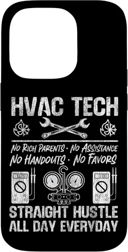 Vista 17 de HVAC Technician Tech Vintage HVAC Tech No Rich Parents No Case for iPhone 16