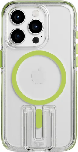 Vista 13 de Tech21 Evo Crystal Kick - Funda para iPhone 15 Pro, compatible con MagSafe, funda de protección contra impactos, color blanco