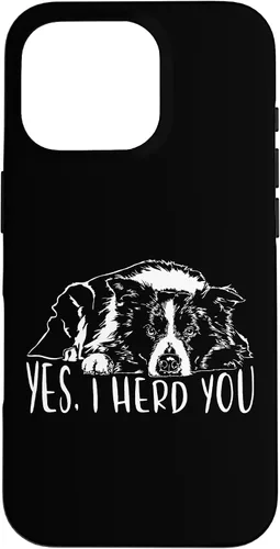 Vista 20 de Border Collie I Herd You Herd You Dog Funny Dog Saying Case for iPhone 17