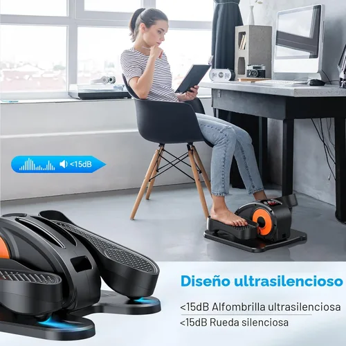 Vista 3 de GUGTTR Under Desk Elliptical Machine, Electric Elliptical Leg Exerciser for Seniors Fully Assembled, Quiet & Portable Electric Seated Pedal