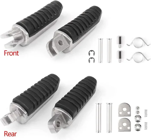 Vista 3 de Estriberas/Reposapiés delantero y trasero para Suzuki DL650 V-Strom 650 GSX1300R 2008-2012 (Suzuki-(delantero+trasero)