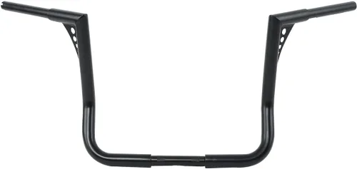 Vista 12 de TCT-MOTORPARTS Manillar Ape Hanger Negro de 1 1/4" de Elevación 12" Apto para Modelos Harley Dressers Baggers Touring Electra Glide, Street Glide