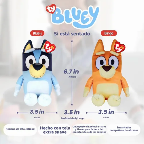 Vista 3 de TY Bluey Floppy