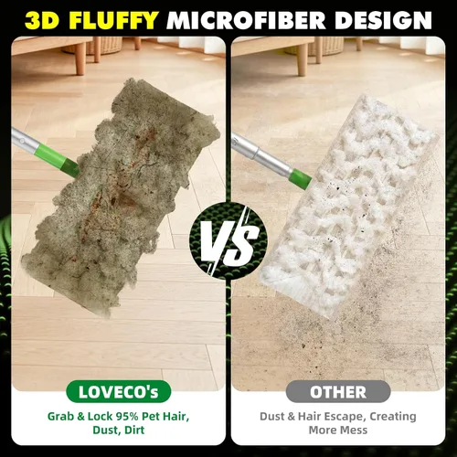 Vista 2 de Paños secos resistentes compatibles con trapeador Swiffer, trapeador