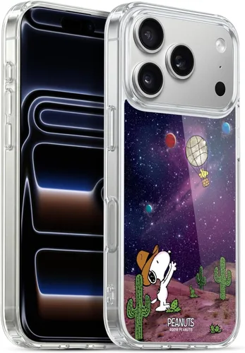 Vista 22 de Head Case Designs Funda de gel con licencia oficial de Peanuts Nebula Cactus Needles Snoopy Space Cowboy [protección de grado militar] compatible