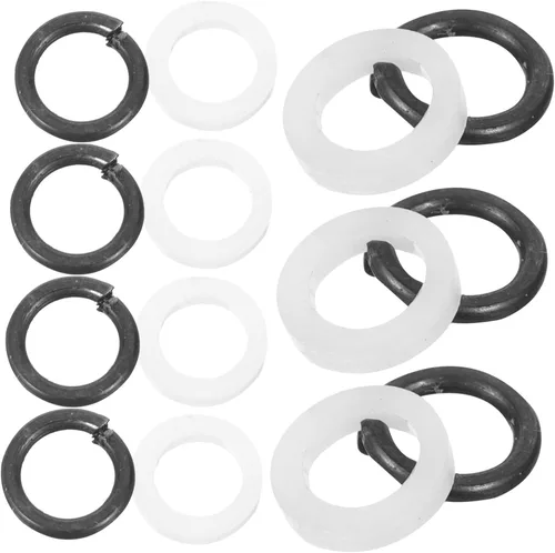 Vista 6 de ERINGOGO 48 piezas de metal cuñas clavijas guitarra eléctrica Junta plástico accesorios metal guitarra arandela sintonizador espaciador afinador