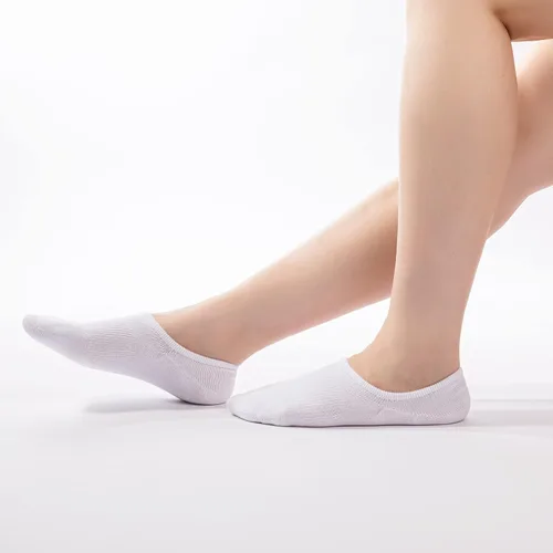 Vista 5 de IDEGG Calcetines invisibles para mujeres y hombres, de corte bajo al tobillo, cortos, antideslizantes, atléticos, para correr, novedosos