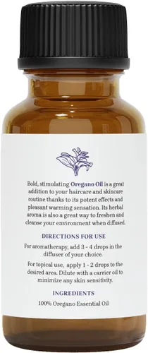 Vista 3 de Aceite esencial de orégano - Aceites de grado prémium para aromaterapia, jabones, lociones y velas Vegano y libre de crueldad animal