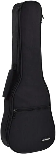 Vista 2 de CLOUDMUSIC Estuche para ukelele Bolsa de concierto Mochila acolchada para soprano 21 pulgadas (Soprano, Negro) Padded, Backpack
