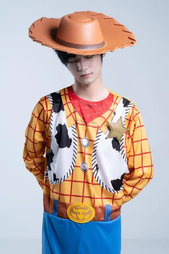 Vista 7 de Disguise Disfraz clásico de Disguise Disney Pixar Toy Story and Beyond Woody para hombre
