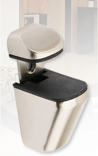 Vista 2 de XVL Estante de cristal de baño de 14 pulgadas, níquel cepillado GS3003A
