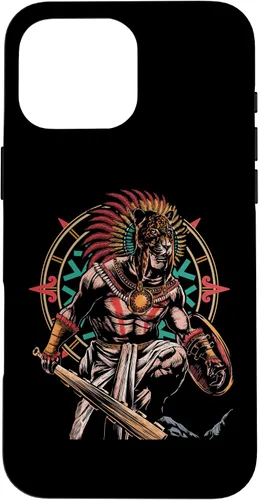 Vista 18 de Funda para iPhone 11 Pro Max Aztec Jaguar Ancient Warrior Native Mexican Mythology Case