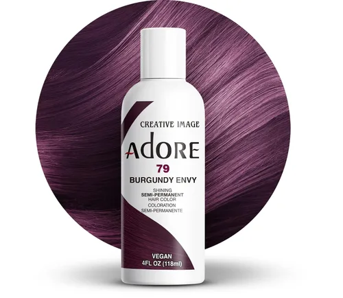 Vista 259 de Adore Tinte semipermanente morado para el cabello, vegano y libre de crueldad, 4 onzas líquidas, 197 Peri Winkle (paquete de 2)