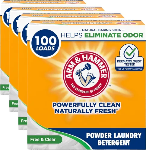 Vista 11 de Detergente en polvo para lavandería Arm & Hammer - Limpieza Alpina - 155 lavados (Paquete de 3)
