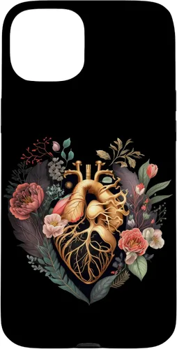 Vista 9 de Anatomical Heart and Flowers for Your Love Case for iPhone 17