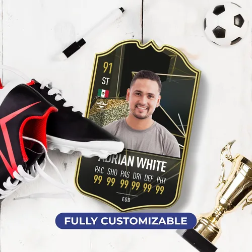Vista 2 de Placa personalizada, tarjeta de equipo definitiva, videojuegos famosos, decoraciones para dormitorio, decoraciones de fiesta, regalos para niños