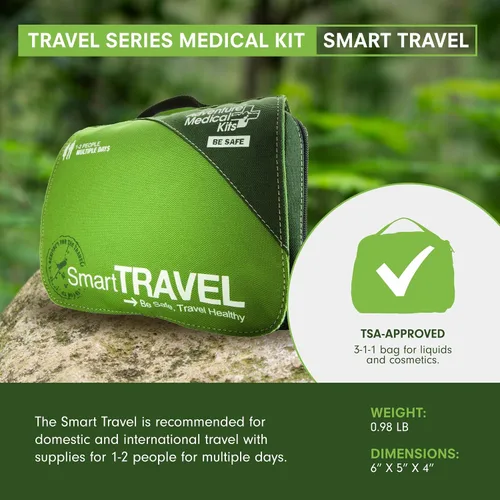 Vista 3 de Health_Personal_CAREAdventure - Kit de primeros auxilios médicos de viaje
