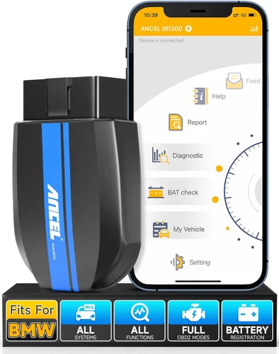 Vista 2 de ANCEL BD300 con adaptador hembra de 20 pines Bluetooth se adapta a BMW Sistemas completos Herramienta de escaneo de diagnóstico Herramienta
