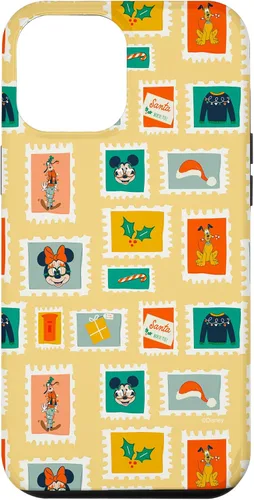 Vista 26 de iPhone 16 Disney Mickey & Minnie Mouse Holiday Christmas Santa Stamps Case