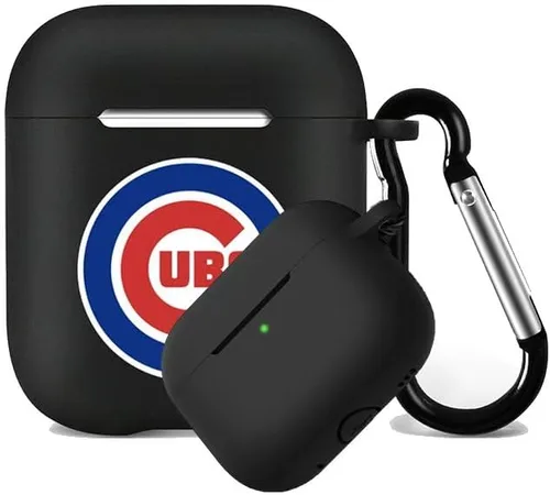 Vista 27 de Funda protectora de silicona para 49ers compatible con AirPods de 1ª/2ª generación, funda de carga, llavero